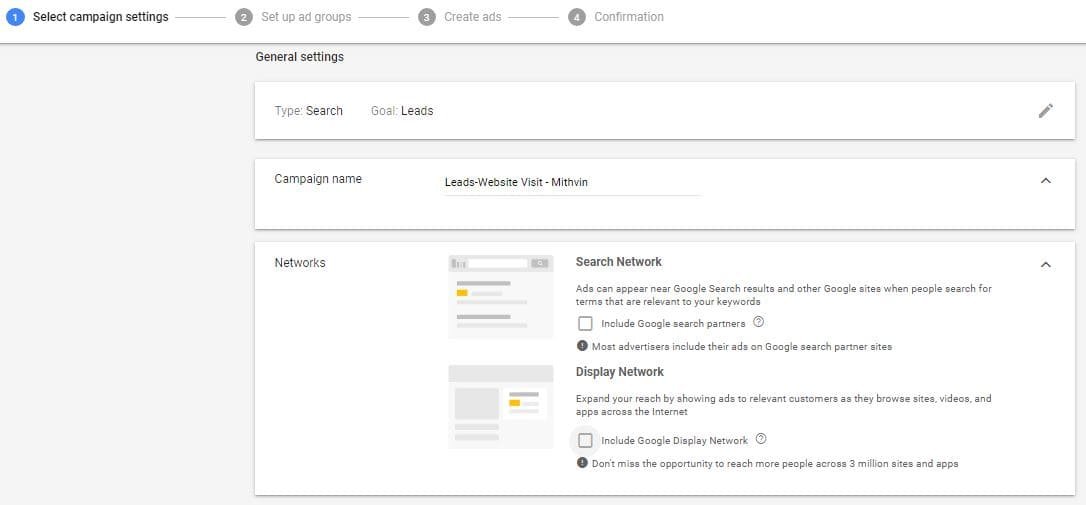 Google Ads Campaign Renaming & Setup
