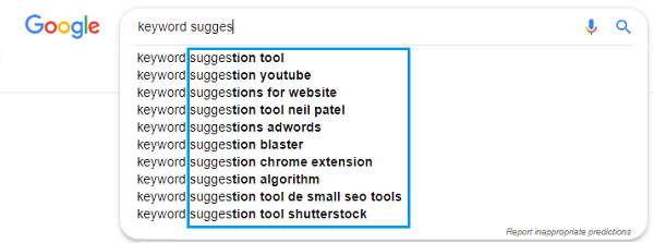 Choose Long Tail Keywords