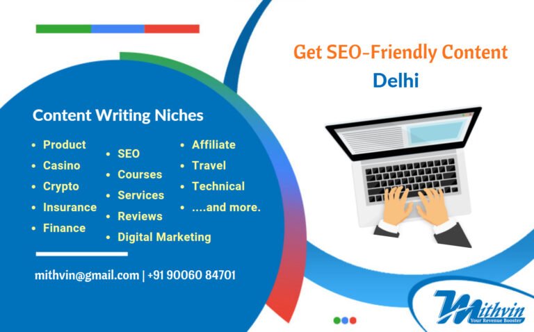 Best Content Writing Service Delhi Mithvin