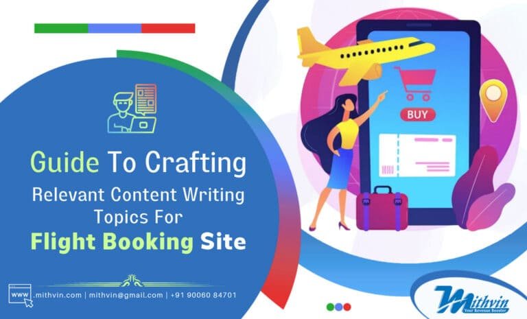 How to craft relevant content writing topic for flight booking site