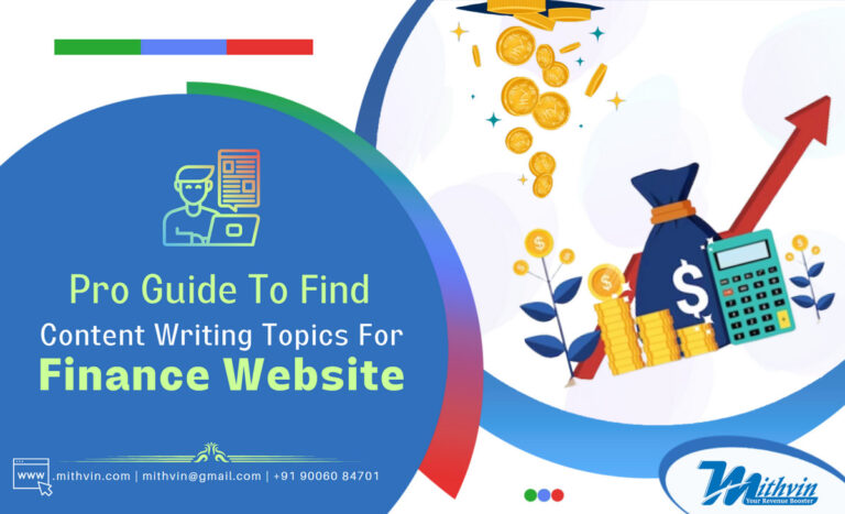 Professional Guide To Create Impressive Content Writing Topic For Finance Websites