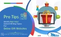 How to find content writing topic for online gift website