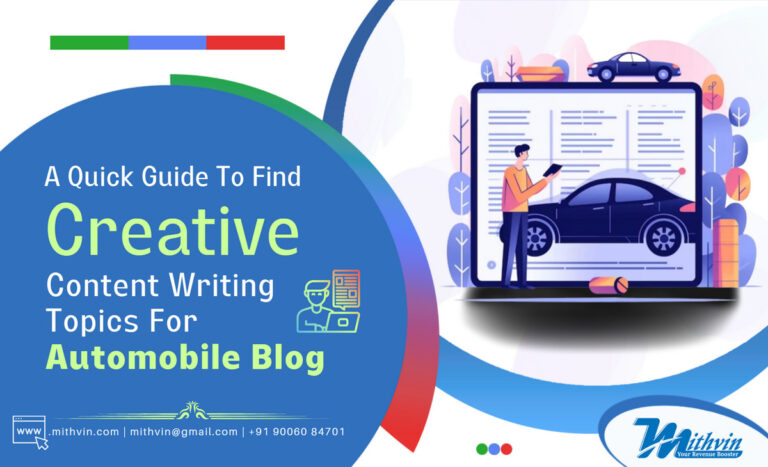 quick guide to creative content writing topic for automobile blog