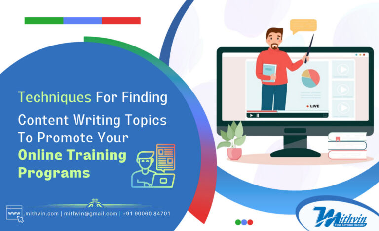 Tip & techniques to find fresh content writing topic for online trainers