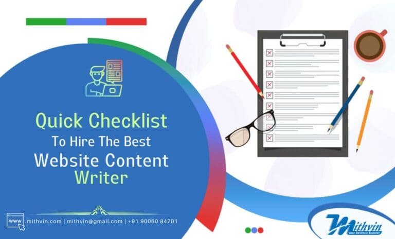 Checklist To Hire The Best Website Content Writer