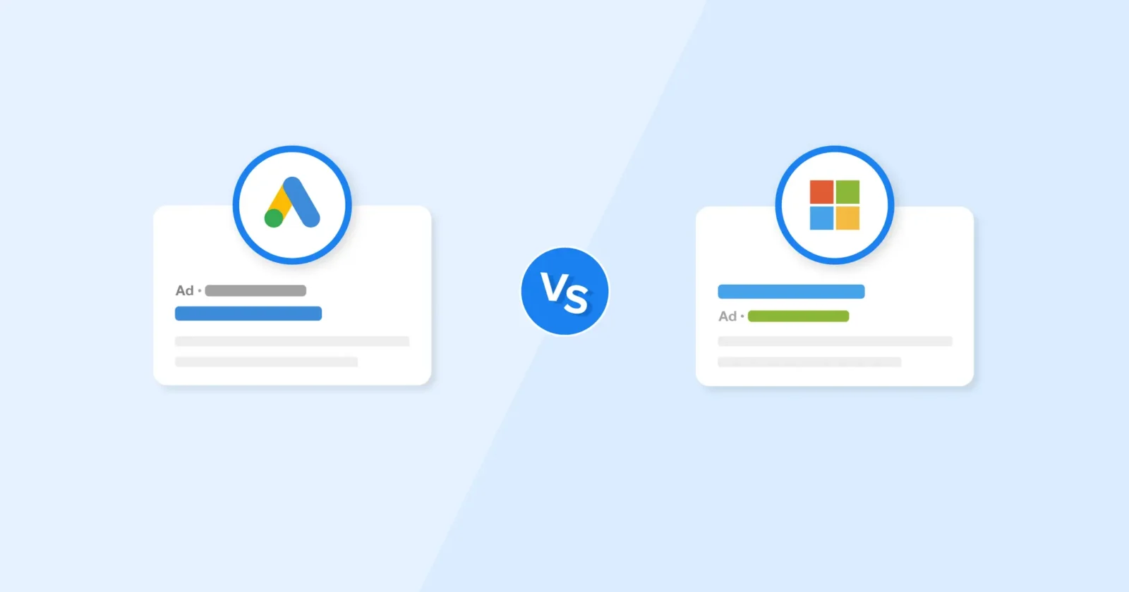 Microsoft Bing Ads vs Google Ads Differences