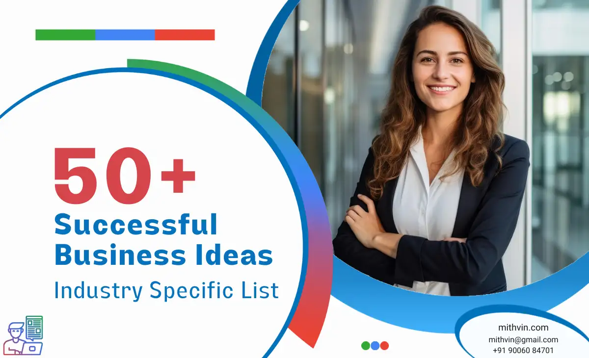 50+ Successful Business Ideas to do this year- Industry Specific List