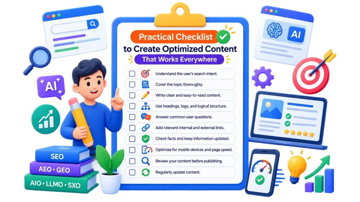 Practical Checklist to Create Optimized Content That Works Everywhere